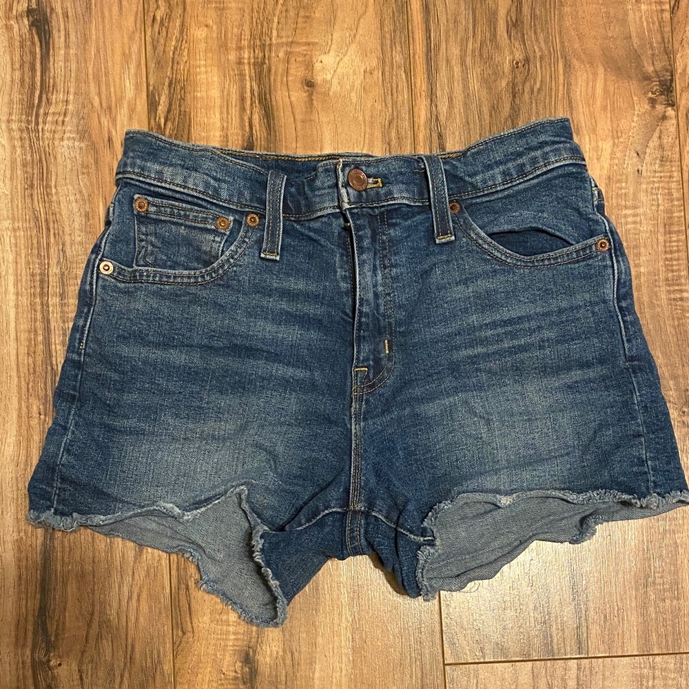 J. Crew Dark Blue Jean Shorts